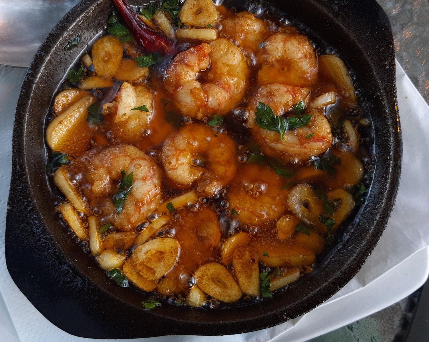 Gambas à guilho