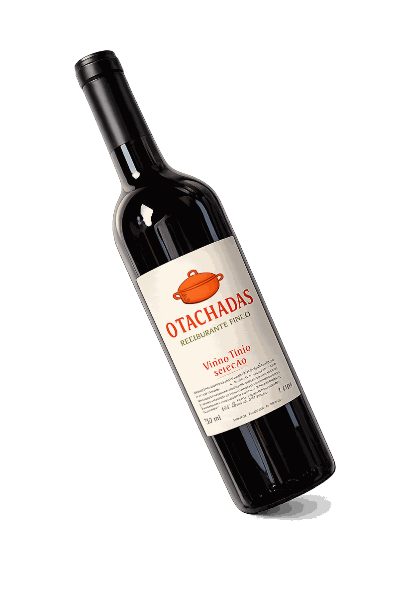 Garrafa do vinho próprio O Tachadas — Vinho Tinto, Selecção
